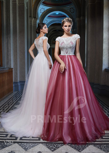 Tylové šaty na svadbu RS251 - primestyle.sk