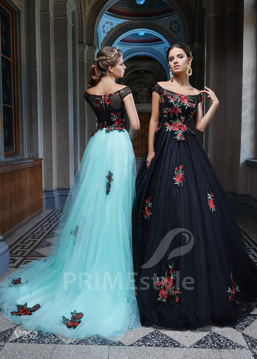 Čipkované šaty na ples RS252