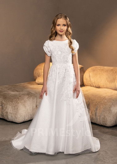 Luxusné šaty na 1. sväté prijímanie RVK001