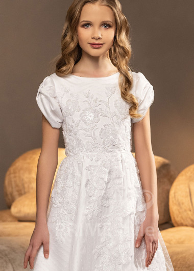 Luxusné šaty na 1. sväté prijímanie RVK001 - primestyle.sk