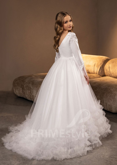 Luxusné šaty na 1. sväté prijímanie RVK003 - primestyle.sk