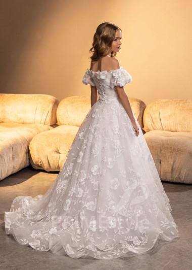 Luxusné šaty na 1. sväté prijímanie RVK005 - primestyle.sk