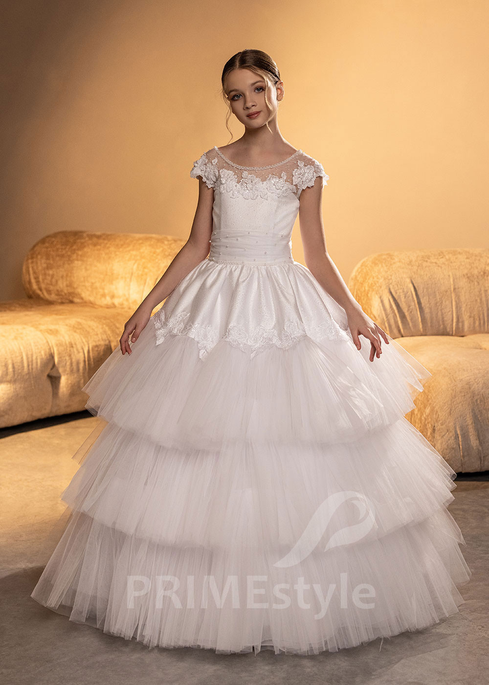 Luxusné šaty na prvé sväté prijímanie RVK006