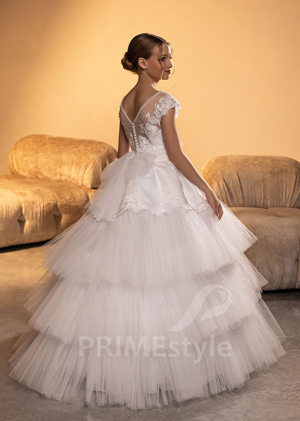 Luxusné šaty na prvé sväté prijímanie RVK006