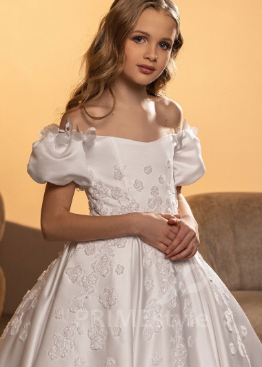 Luxusné šaty na 1. sväté prijímanie RVK007 - primestyle.sk