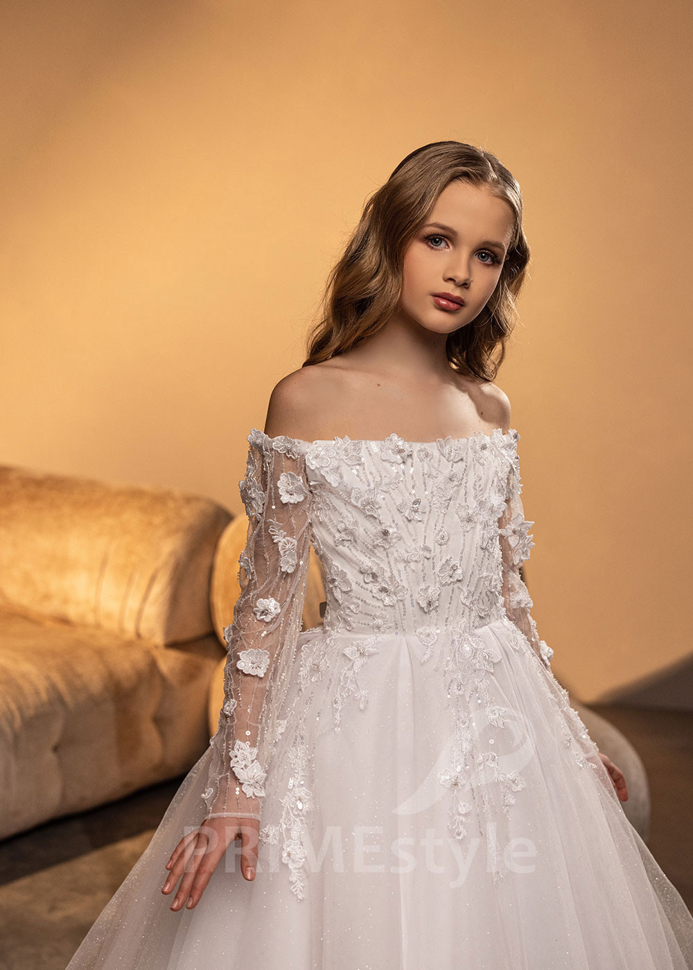 Luxusné šaty na 1. sväté prijímanie RVK009