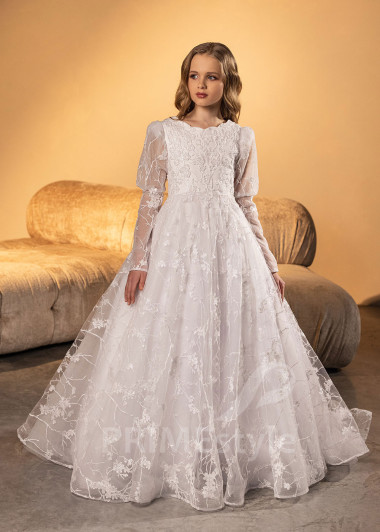 Luxusné šaty na 1. sväté prijímanie RVK011