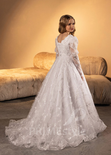 Luxusné šaty na 1. sväté prijímanie RVK011 - primestyle.sk