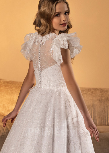 Luxusné šaty na 1. sväté prijímanie RVK013 - primestyle.sk