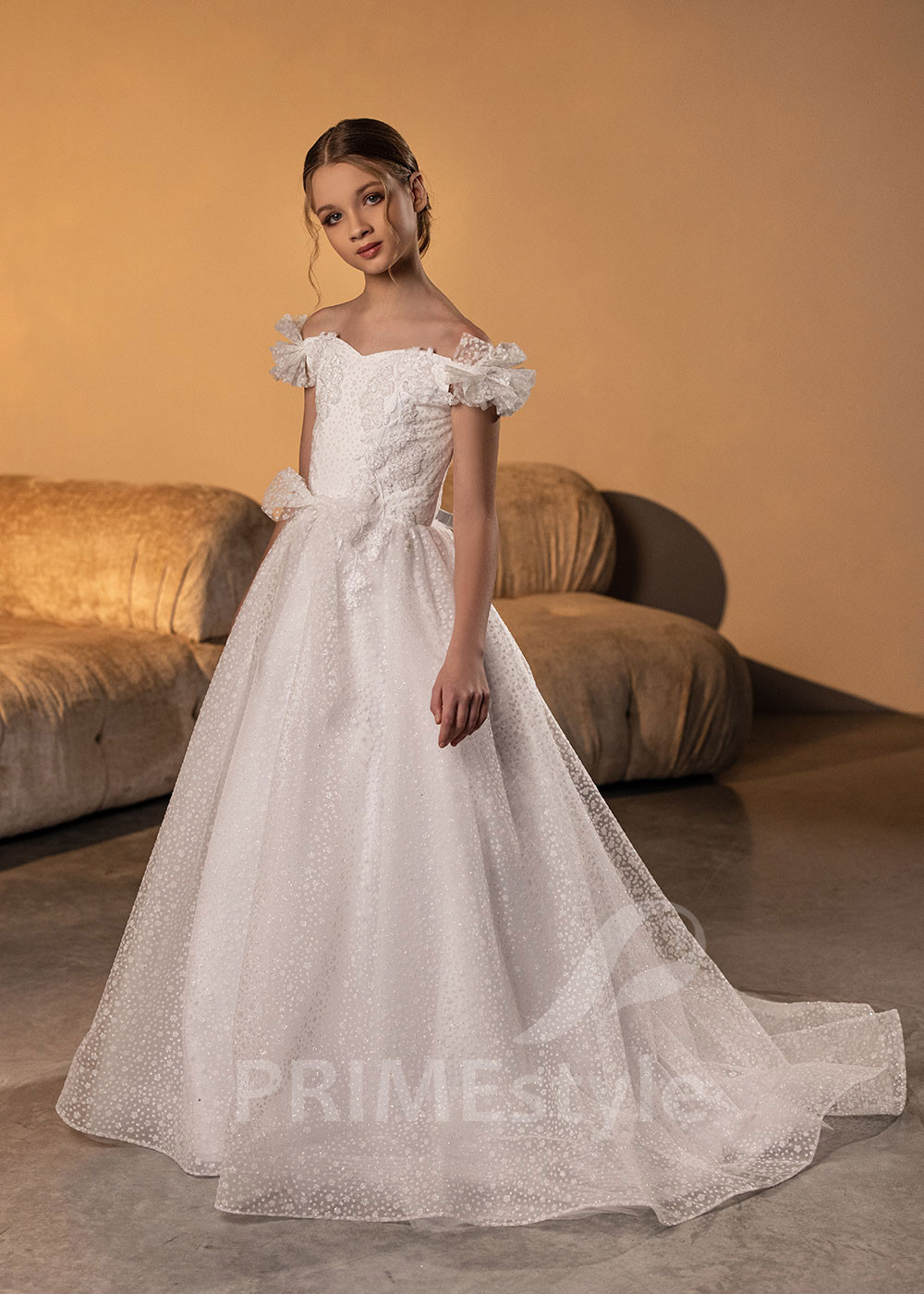 Luxusné šaty na prvé sväté prijímanie RVK014