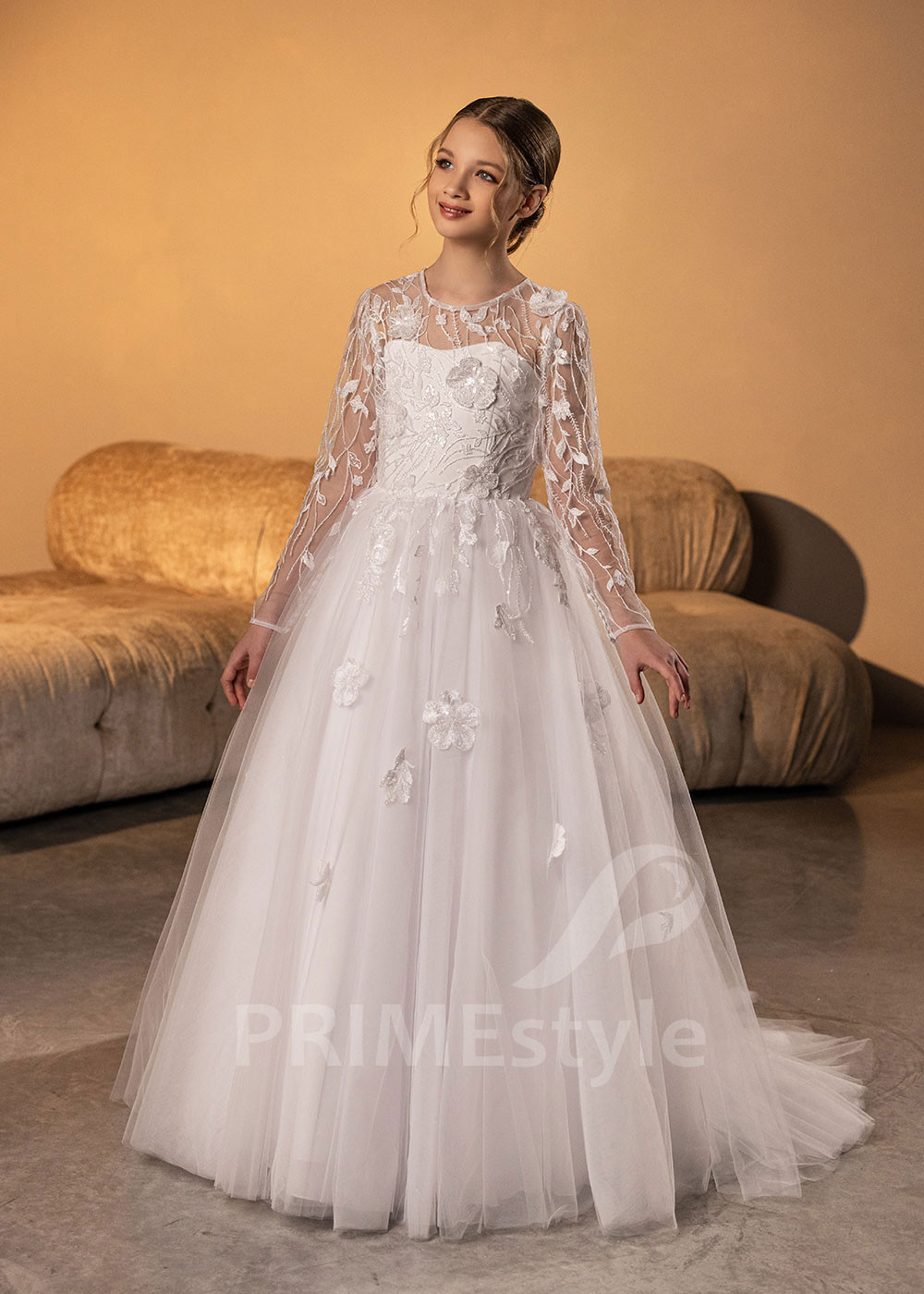 Luxusné šaty na 1. sväté prijímanie RVK015