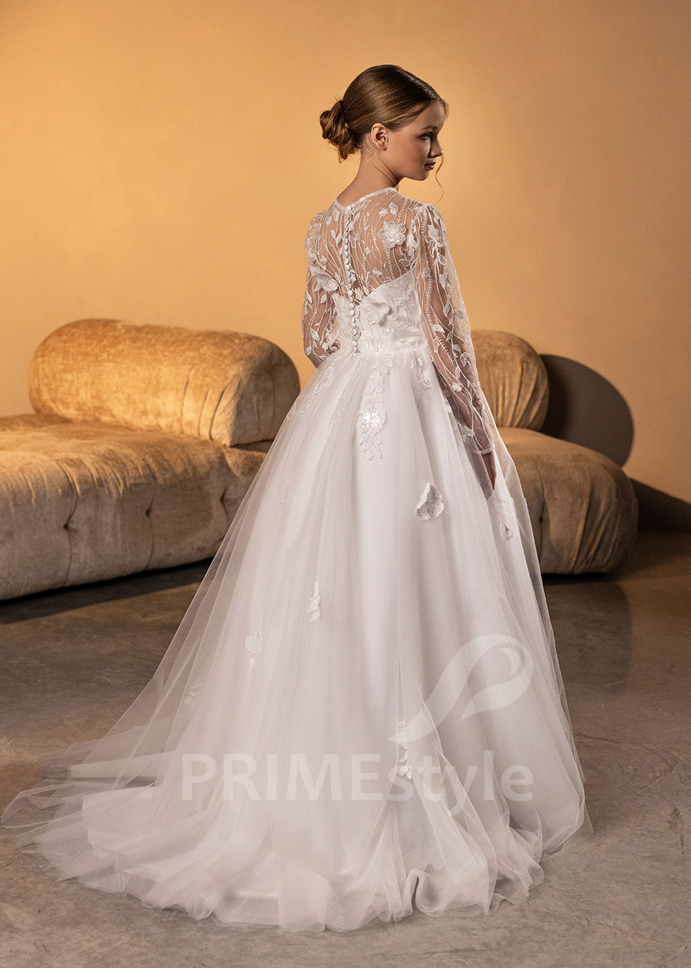 Luxusné šaty na 1. sväté prijímanie RVK015