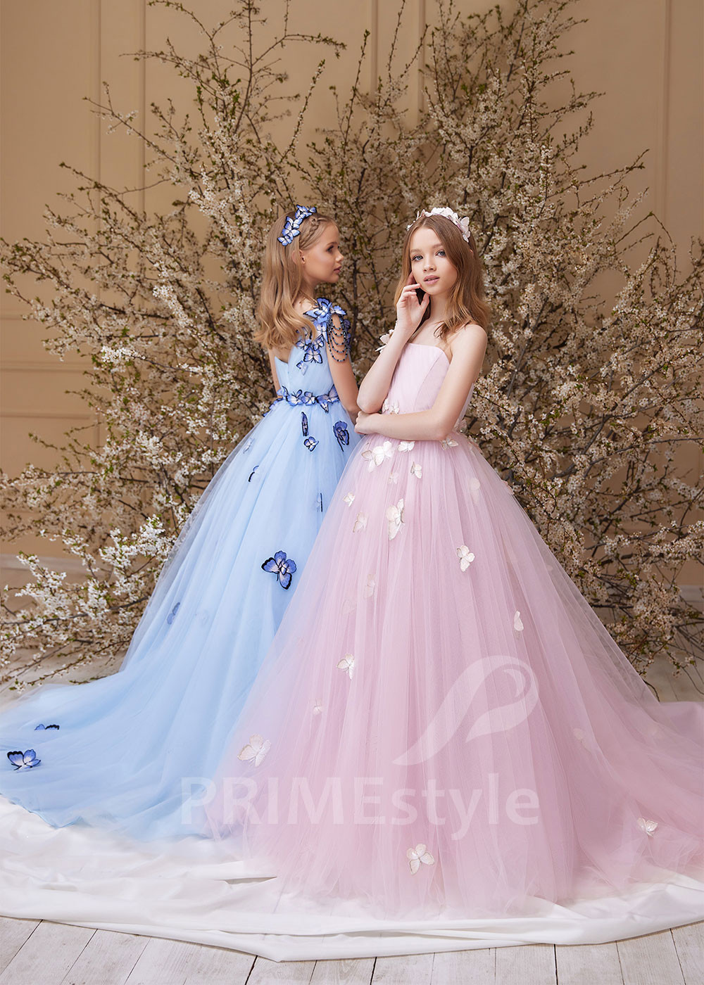 Detské princeznovské šaty  RS154