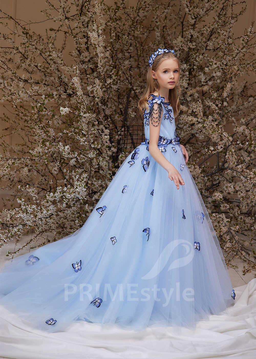 Detské princeznovské šaty  RS154