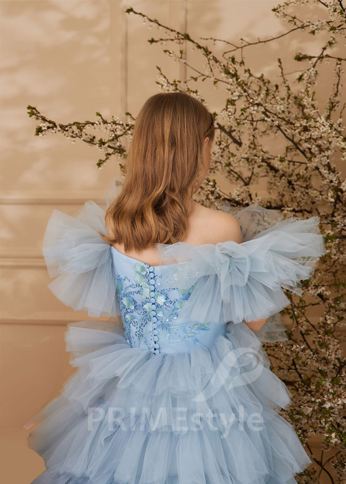 Tylové detské šaty RS157