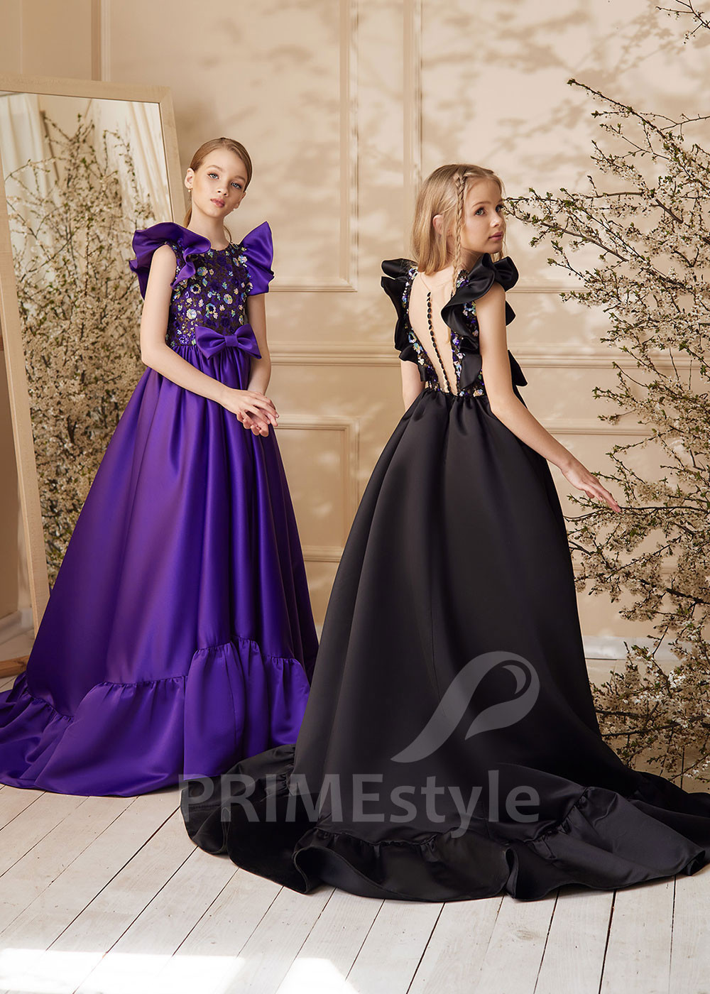 Detské spoločenské šaty RS158