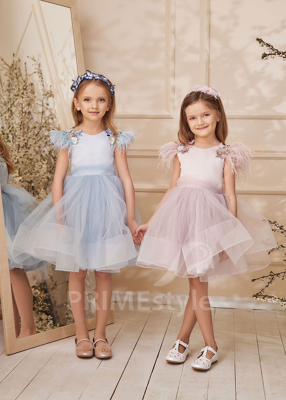 Detské šaty pre malé družičky RS159