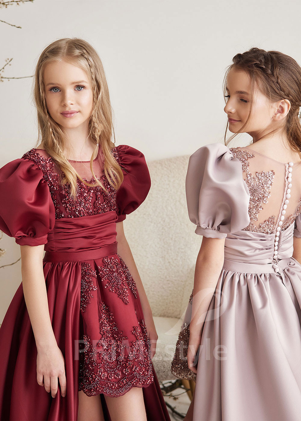 Detské spoločenské šaty RS160