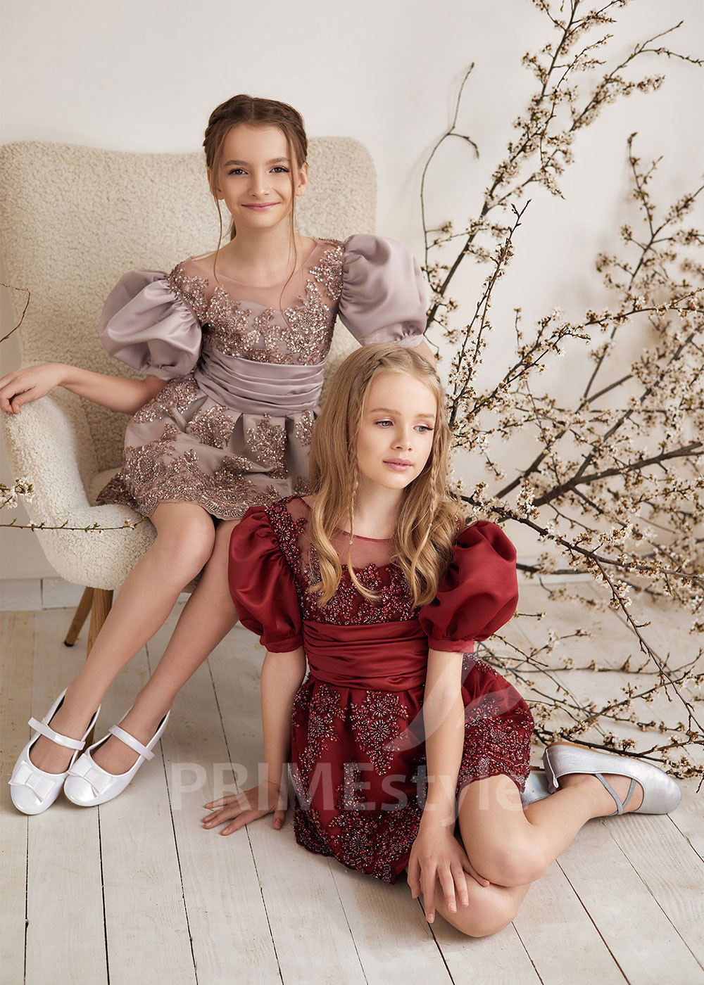 Detské spoločenské šaty RS160