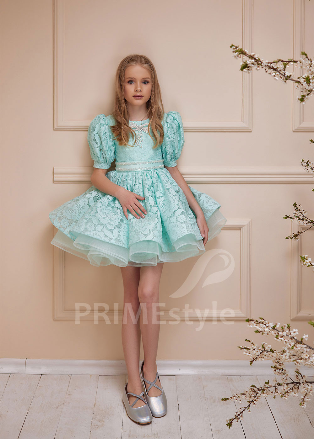 Detské šaty na svadbu RS163