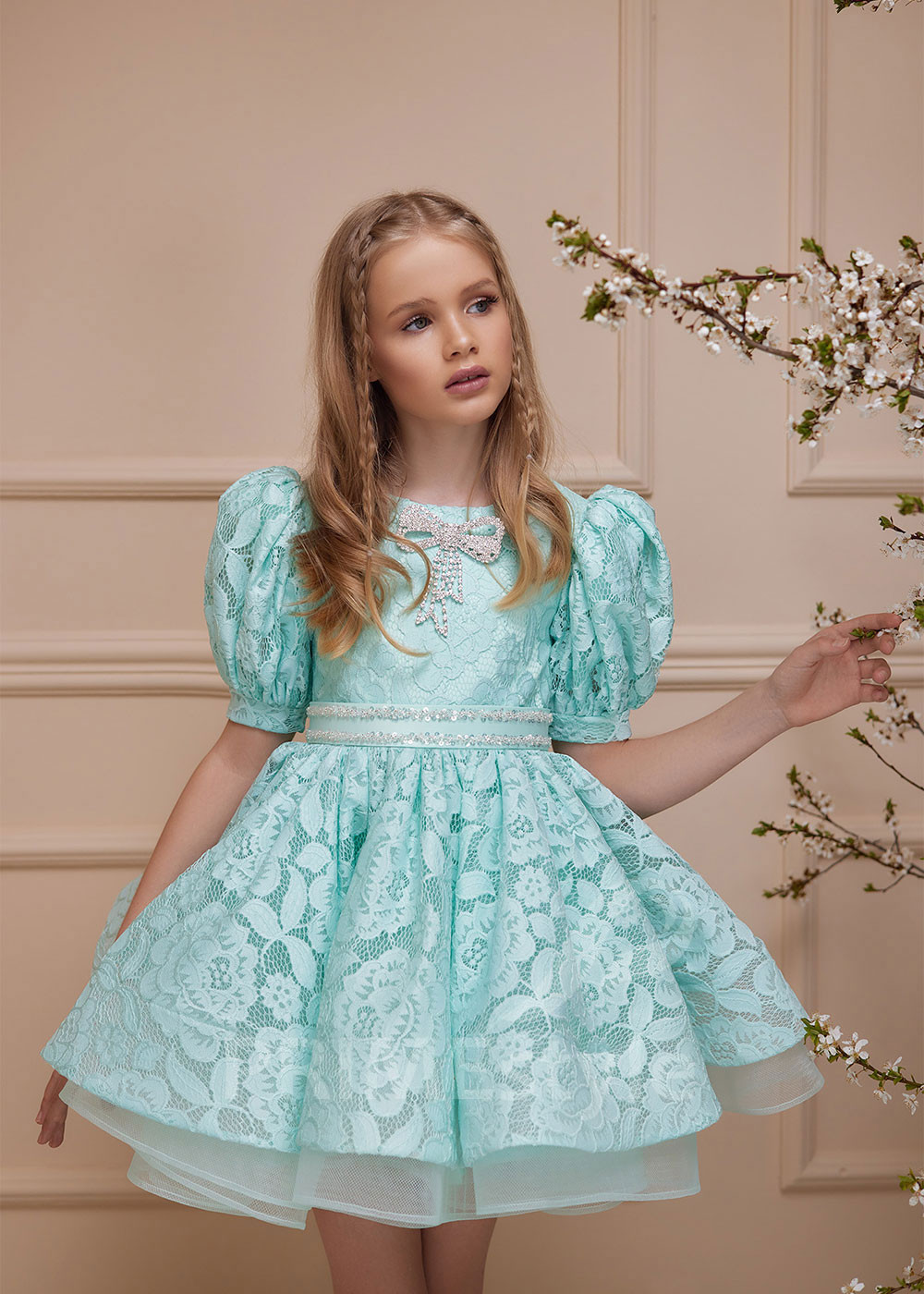 Detské šaty na svadbu RS163