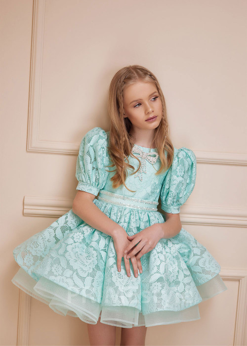 Detské šaty na svadbu RS163