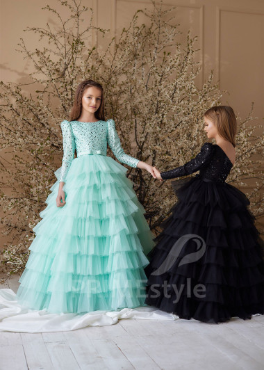 Luxusné dievčenské šaty RS165 - primestyle.sk