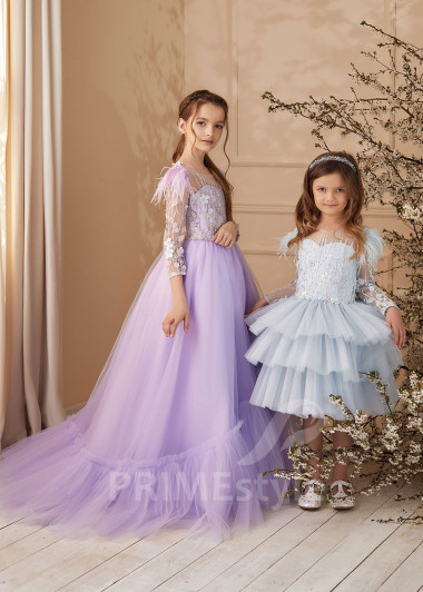 Detské šaty na svadbu RS174