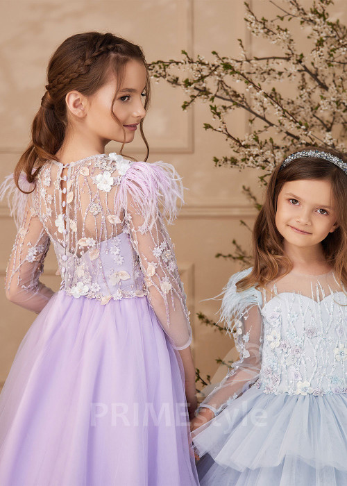 Detské šaty na svadbu RS174