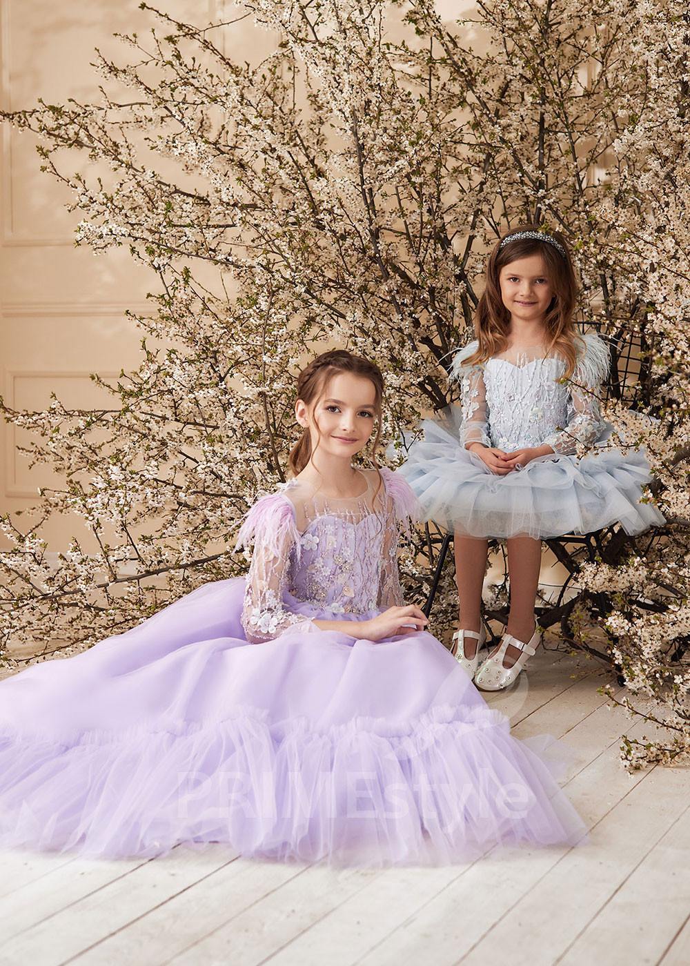 Detské šaty na svadbu RS174