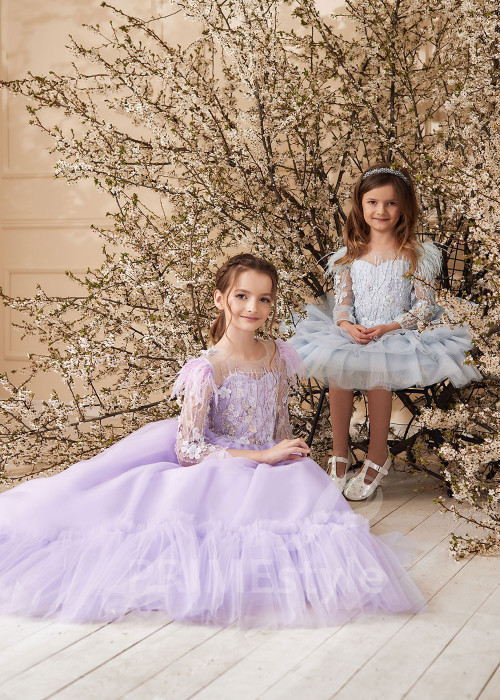 Detské šaty na svadbu RS174