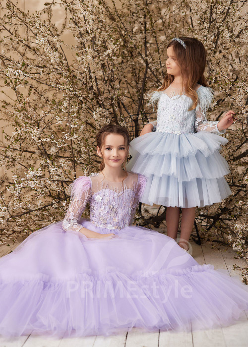 Detské šaty na svadbu RS174