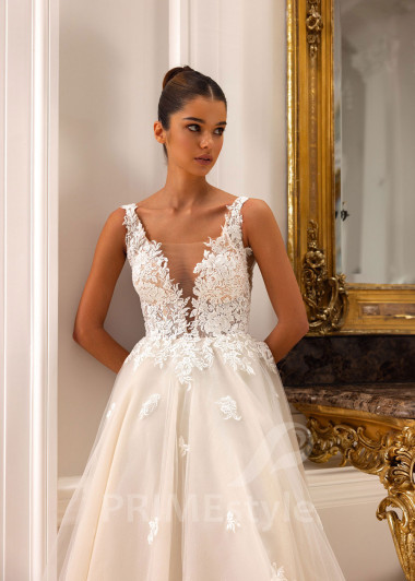 Luxusné čipkované svadobné šaty Bonnie - primestyle.sk