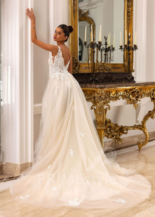 Luxusné čipkované svadobné šaty Bonnie