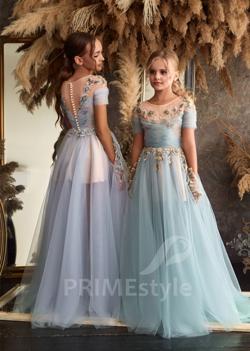 Detské slávnostné šaty RC2301