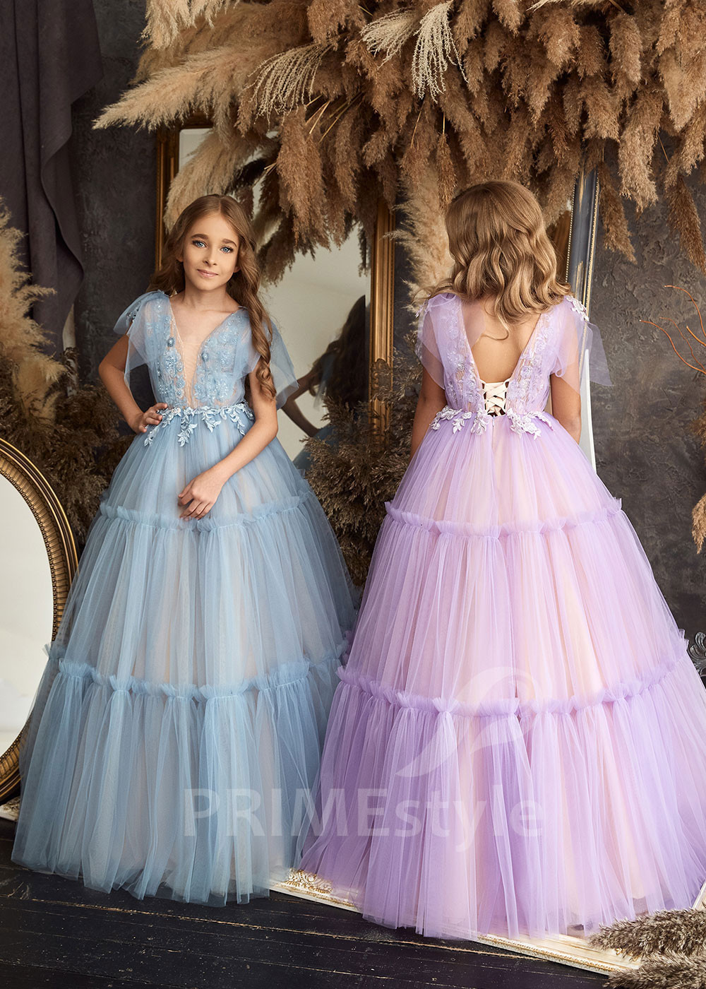 Dievčenské spoločenské šaty RC2310