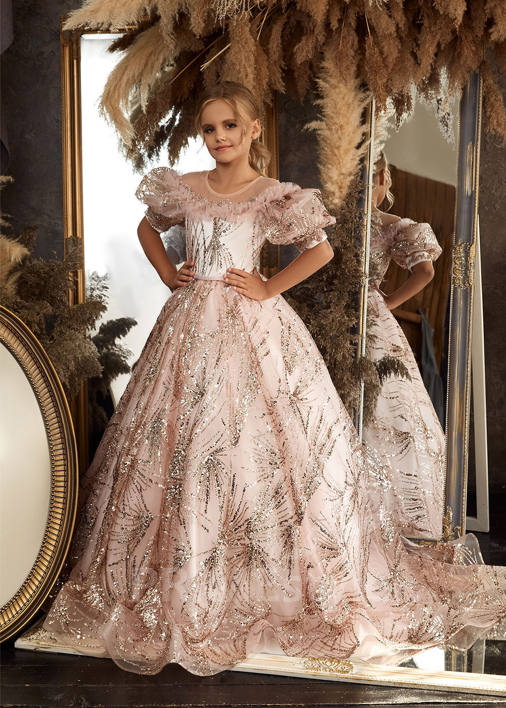 Luxusné dievčenské šaty RC2311