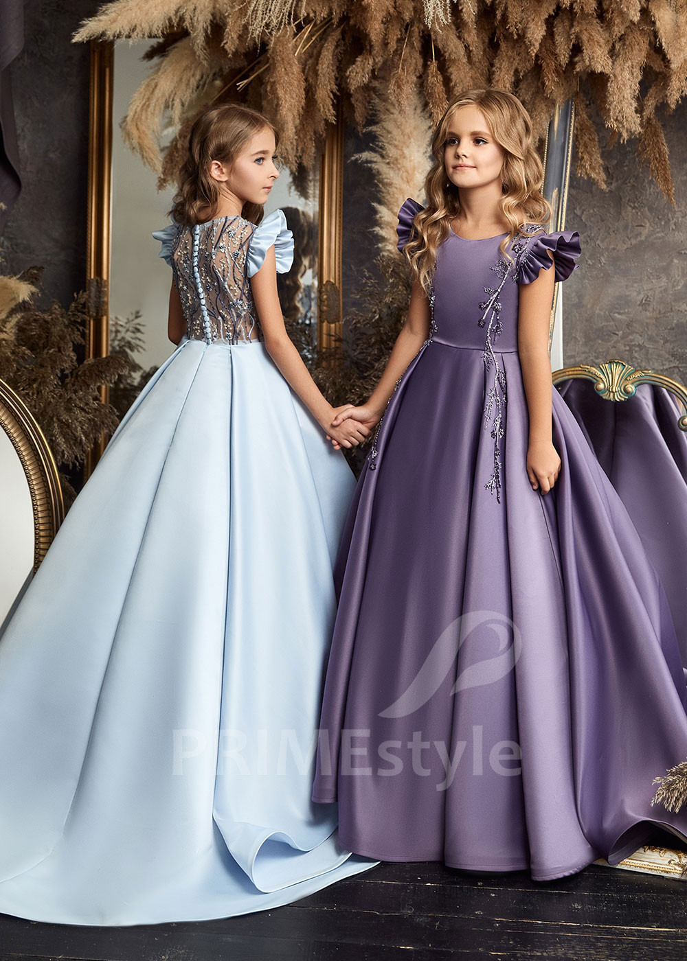 Detské slávnostné šaty RC2315