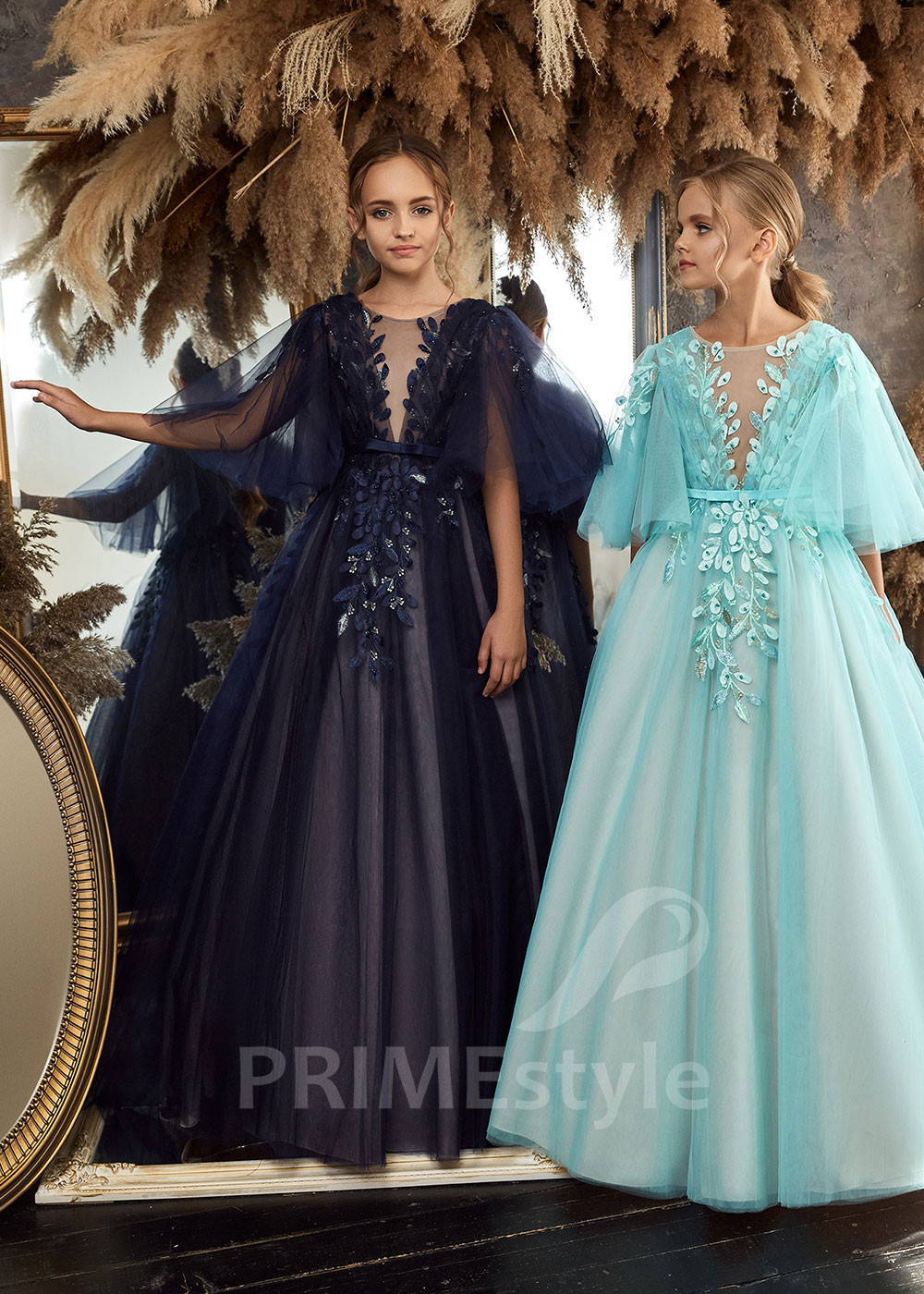 Tylové detské šaty RC2325