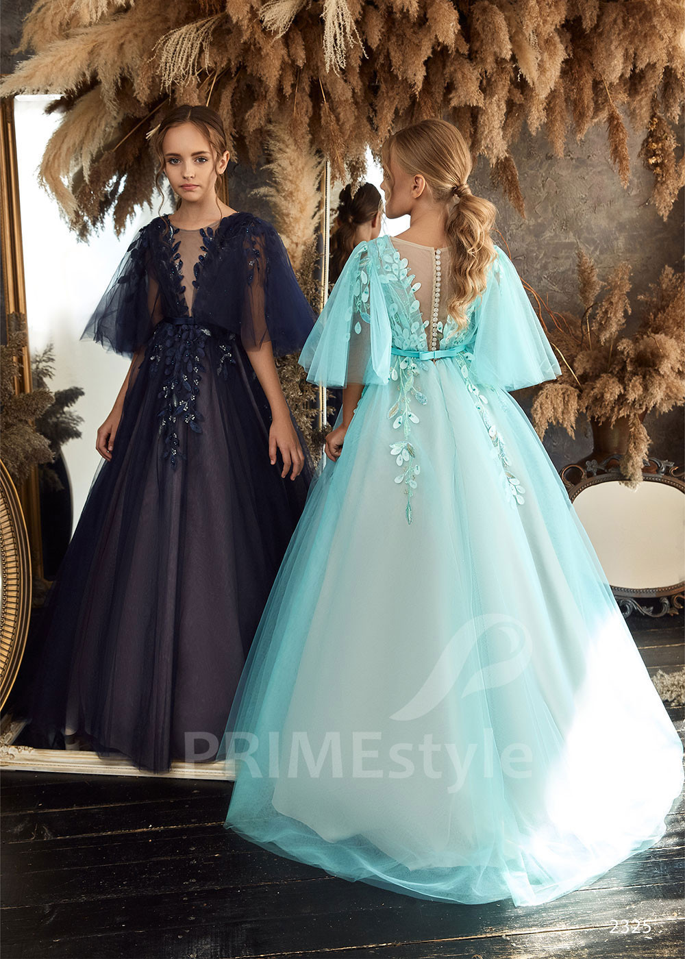 Tylové detské šaty RC2325