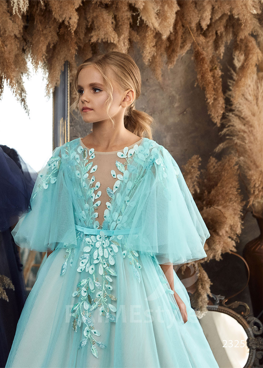 Tylové detské šaty RC2325