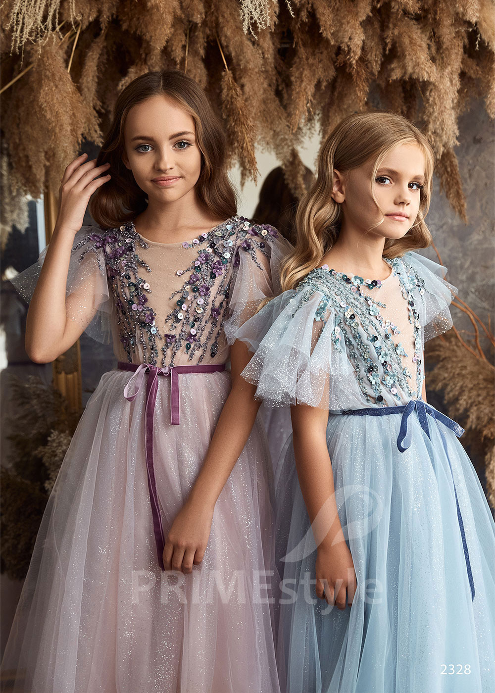 Tylové detské šaty RC2328