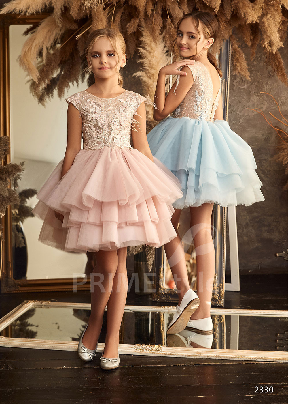 Detské šaty na svadbu RC2330