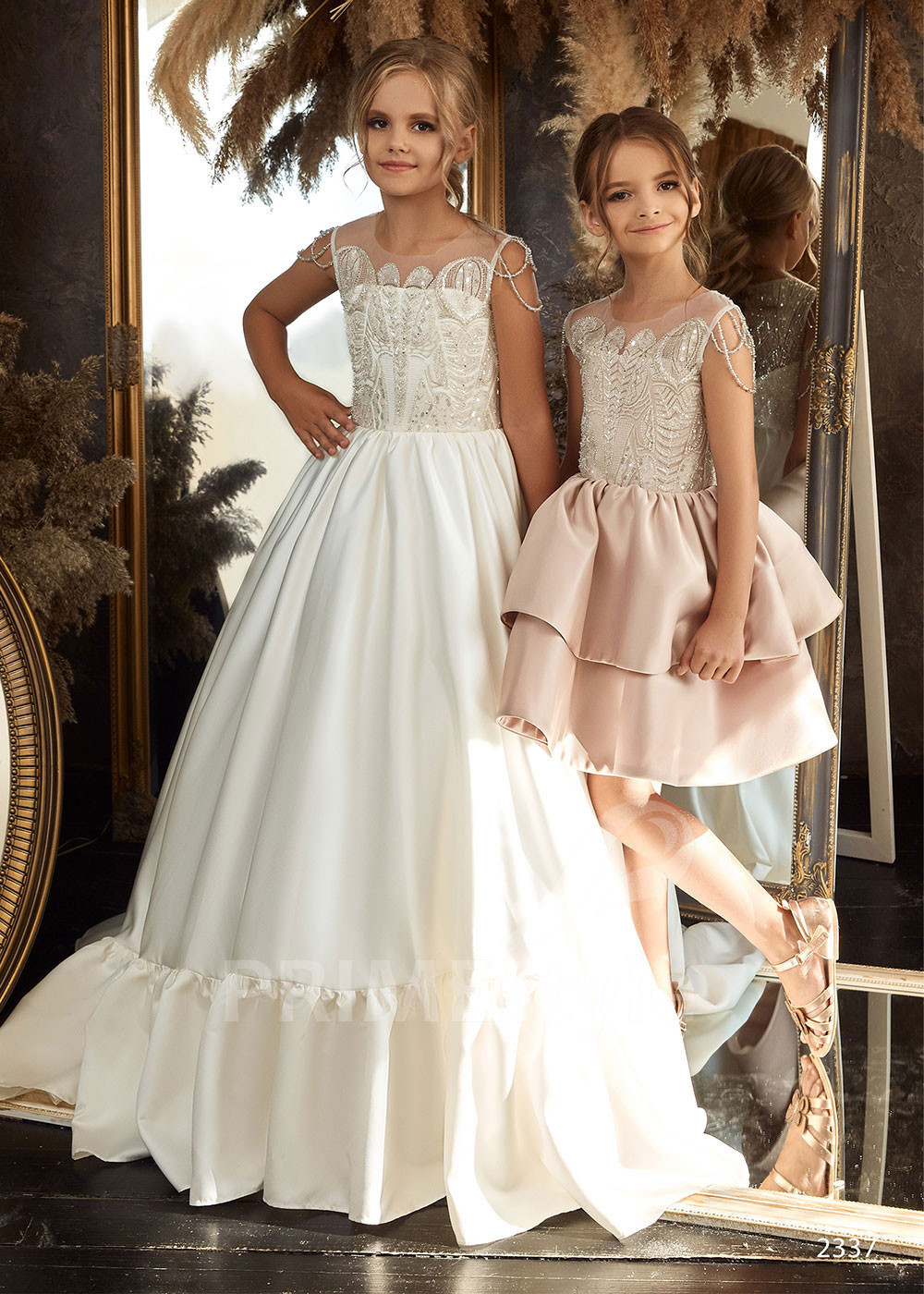 Dievčenské spoločenské šaty RC2337