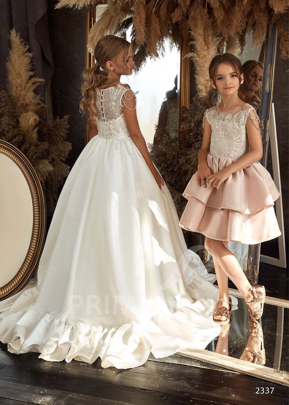 Dievčenské spoločenské šaty RC2337