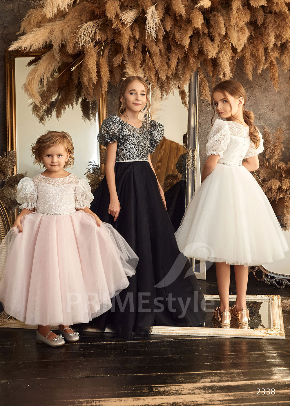 Detské slávnostné šaty RC2338