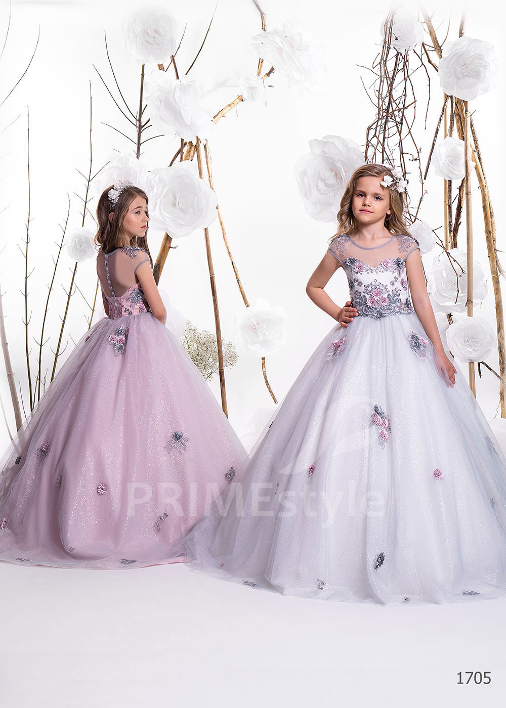 Slávnostné dievčenské šaty RC1705