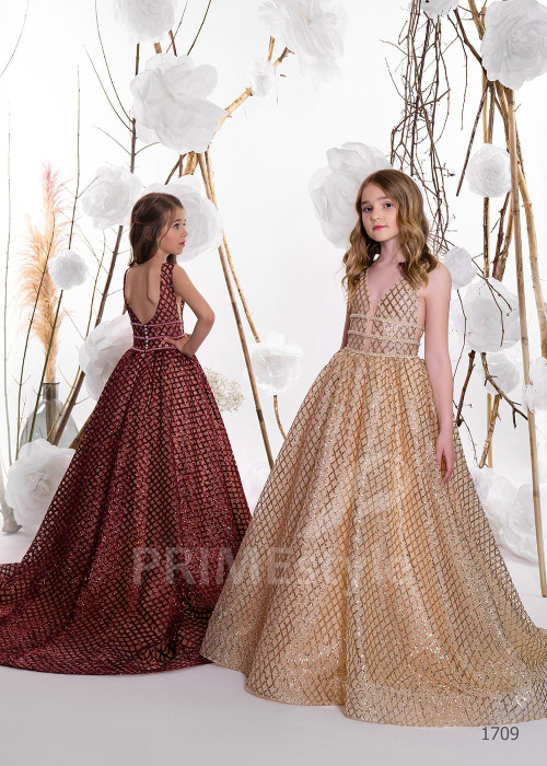 Detské slávnostné šaty RC1709