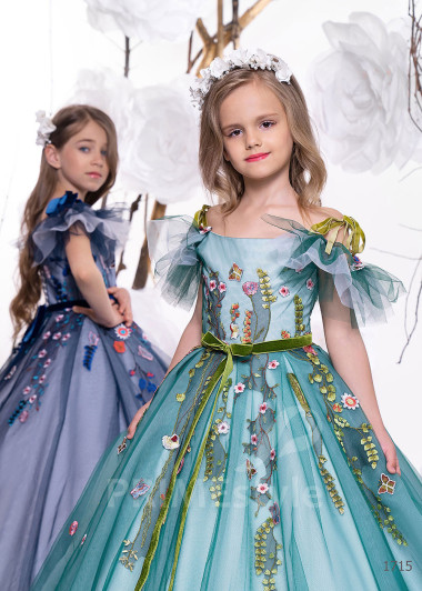 Luxusné dievčenské šaty RC1715 - primestyle.sk