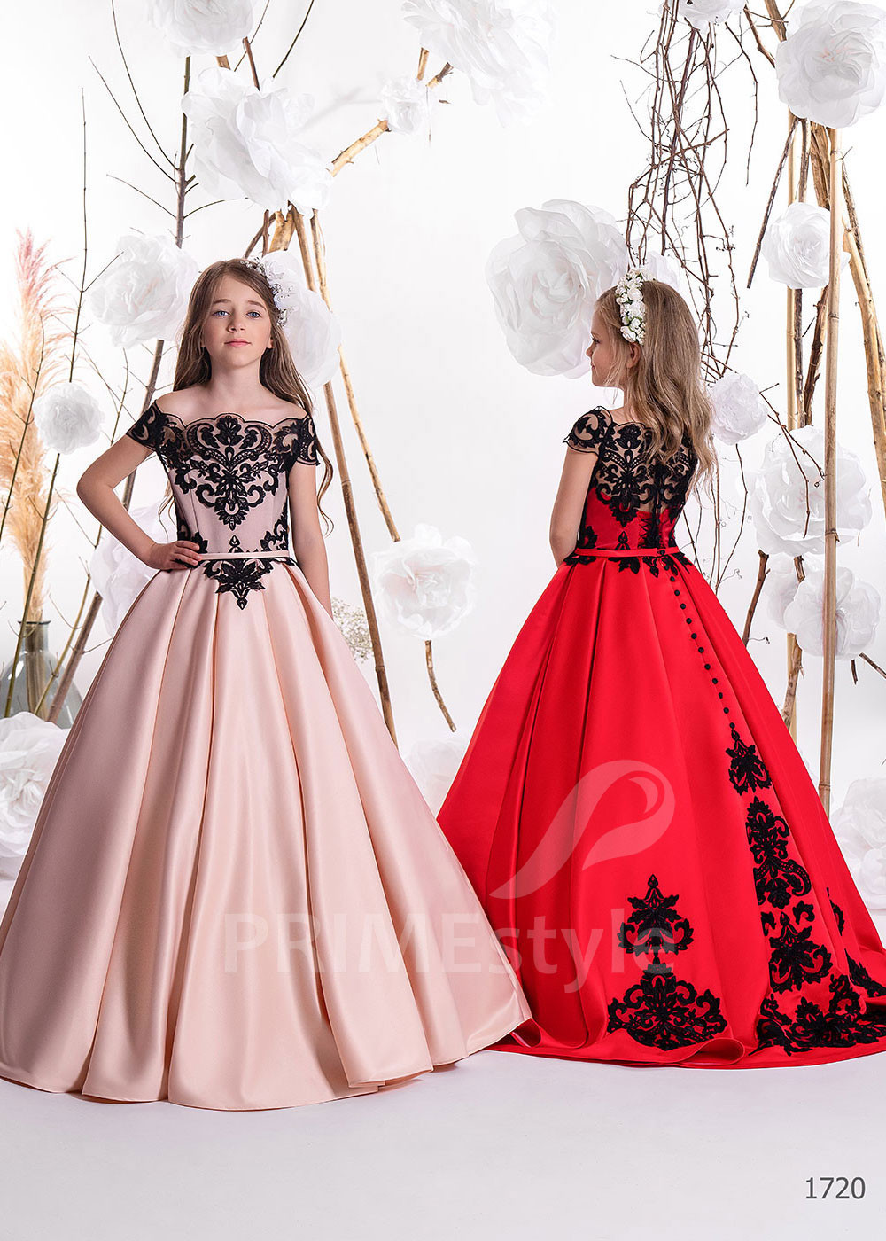 Dievčenské spoločenské šaty RC1720